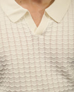 Crochet Polo | Ecru