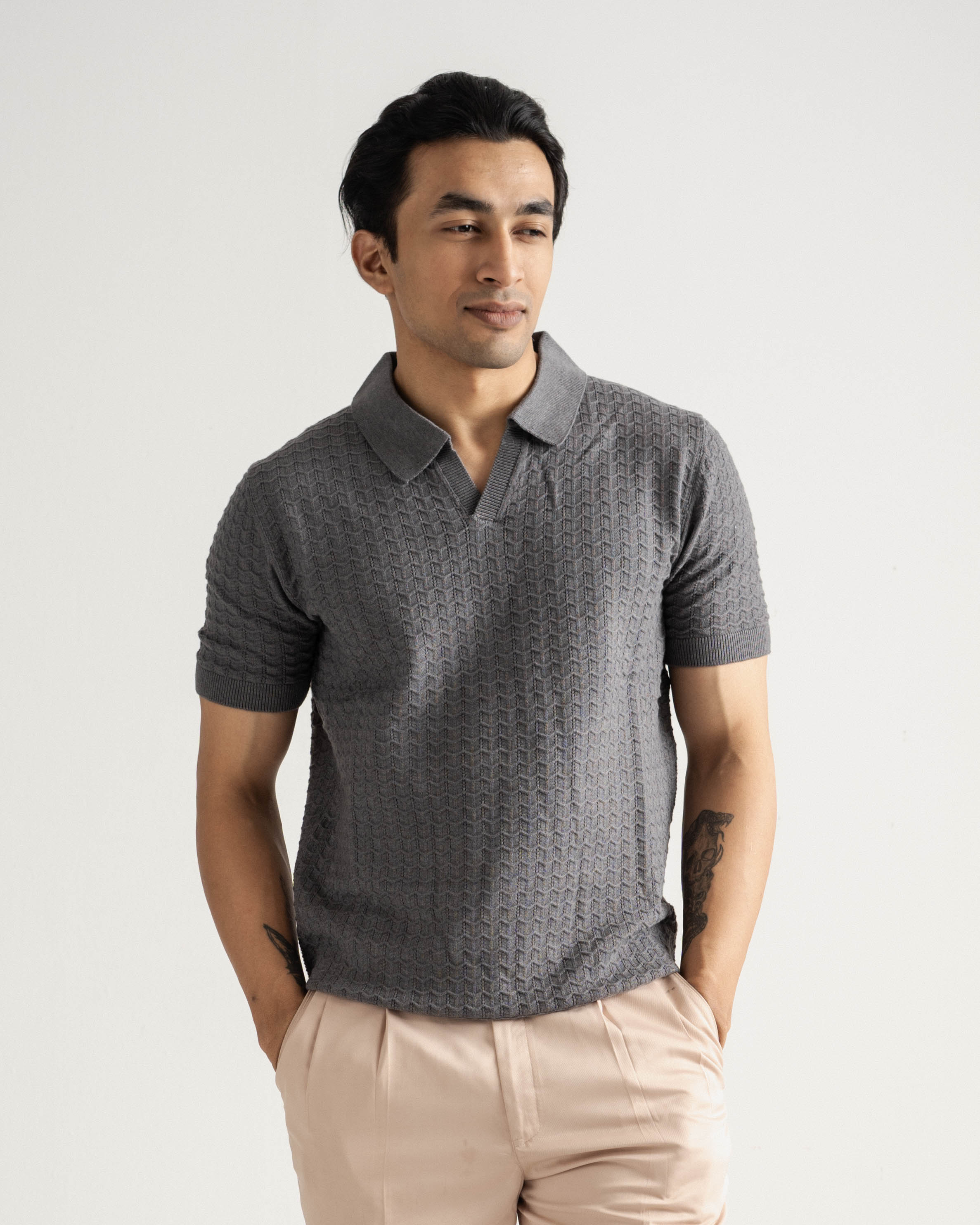 Ceochet Polo | Ash Grey